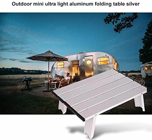 1 prijenosni mini stol za piknik kampiranje na plaži 7075 Aluminijski ultra lagani sklopivi Vodootporni sklopivi