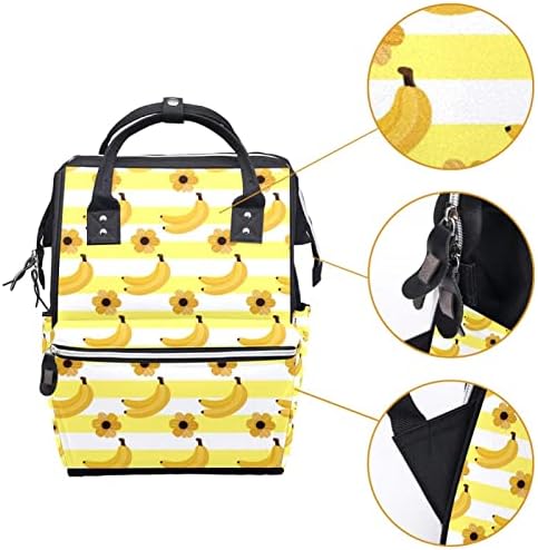 Ljetni banana uzorak Laptop Ruksak za žene muškarce, pelena ruksaka ruksaka za putničke torbe školski fakultet ruksak