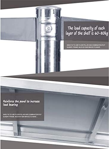 MM mikrovalna pećnica, stabilna polica od nehrđajućeg čelika, do 80 kg po polici, kuhinjskim stalcima i policama za mikrovalnu