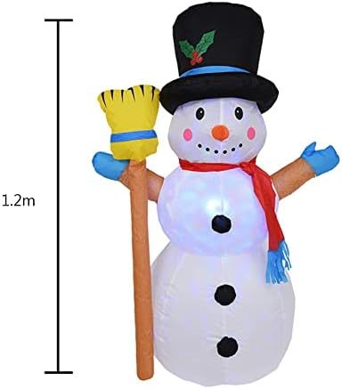 Božićni ukrasi na napuhavanje na napuhavanje vanjskog napuhavanja snjegovića rotirajuća svjetla na napuhavanje snjegovića