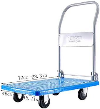 - Kolica, kolica s platformom, ručna kolica Sklopiva Kolica-kolica za prijevoz teških tereta s ravnom platformom skladište