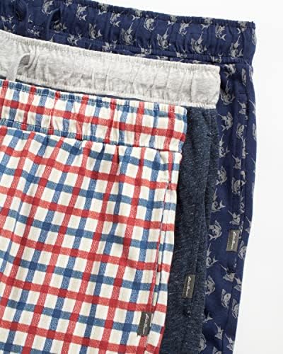 Eddie Bauer muških 3 paketnih salona kratkih hlača - pamučno meko pletenje, dno pidžama za spavanje i dnevna odjeća za muškarce