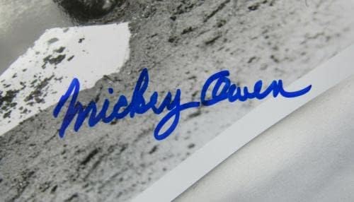 Mickey Owen potpisao Auto Autogram 8x10 Photo III - Autografirane MLB fotografije