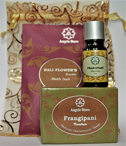 Poklon vrećica Bali Spa, esencijalno ulje Frangipani, sapune sapun i bali cvjetne soli !!