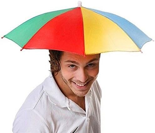 Višebojni kanč za ribolov šešira za zaštitu od sunca, kapica za odrasle djece sklopive novitet kišobrane bejzbolske kape