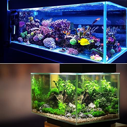 Set akvarijskih biljaka, set akvarijskih lažnih šarenih umjetnih biljaka za dekor akvarija, set ukrasa akvarija, Višebojni