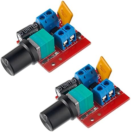 Regulator brzine mali 5-inčni 90-vatni LED prigušivač 3V 6V 12V 24V 35V prekidač za regulaciju brzine