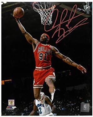 Dennis Rodman Autografirani Chicago Bulls 8x10 Foto 2