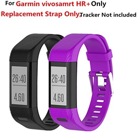 Muovrto Watch Band za Garmin pristup X40/X10, silikonski zamjenski remen za sportski sastav za Garmin Vivosmart HR Plus Plus