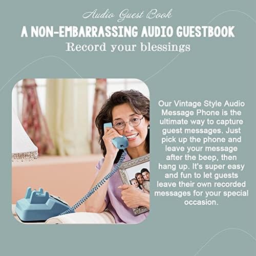 Audio knjiga gostiju vjenčani telefon, Audio Knjiga gostiju za vjenčanje, Spremite blagoslovne poruke sa svojih vjenčanja,