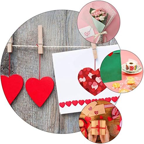 2 kompleta papirnatih naljepnica u obliku srca za Valentinovo Samoljepljive naljepnice za ljubavno brtvljenje naljepnice