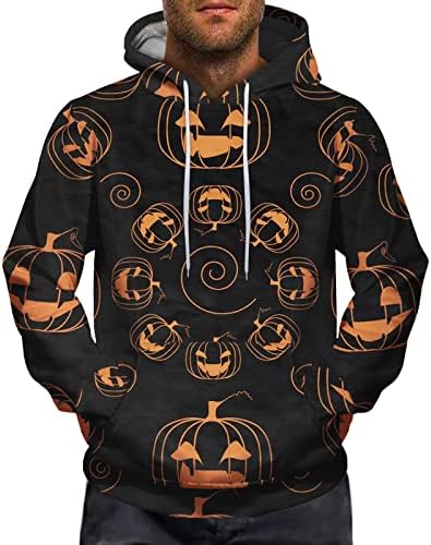 XXBR Muški Halloween Hoodies Parovi smiješni dres s kapuljačom na kapuljač