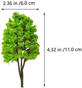 10pcs mješoviti model stabla model vlaka scenografija model ukrasa lažna stabla za projekte paleta krajolik krajolik zgrada