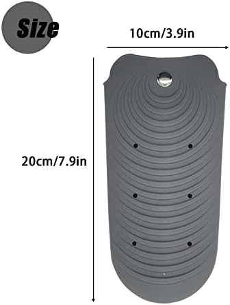 Toplina otporna torbica za silikonsku prostirku za alate za oblikovanje kose, uvijanje i ravna glačala bez klizanja putničke