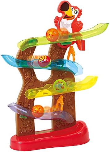 Playgo džungla i klizač - Dječja igračka s atraktivnim slajdovima i šarenim kuglicama, tematska ručica džungle upravljala