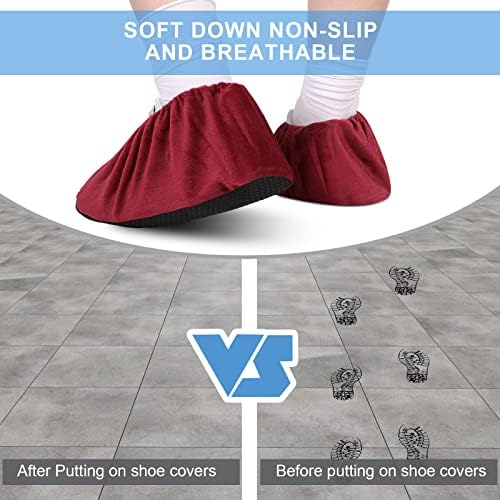 11 parova prekrivača za cipele za višekratnu upotrebu mekanih zadebljanih pokrivača cipela za čizme za u zatvorenim prostorima