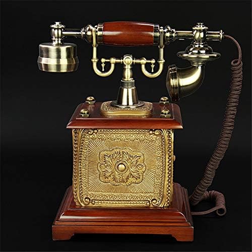 Retro staromodni telefon Europski antikni telefon rotacijski biranje telefoni retro fiksni stol telefona, kabel telefona