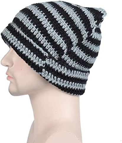 Pleteni šeširi za žene za žene muškarci zimske mačke uši šešir topli komad kabel pleteni šeširi mekani istegnuti debeli simpatični