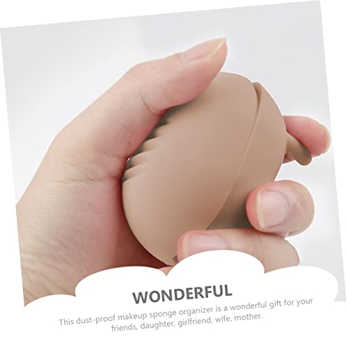 Doitool Beauty Egg Sklading Box u prahu Spremnik za šminka Organizator kutija jastuk Puff Make up Blender futrola silikonska