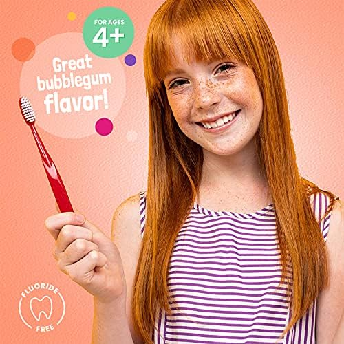 Vitaminpaste Kids Pasta za zube s dnevnim multivitaminima B3, B5, B6, D, E, Xylitol, Kalcij, bez fluorida, svježi dah, bori