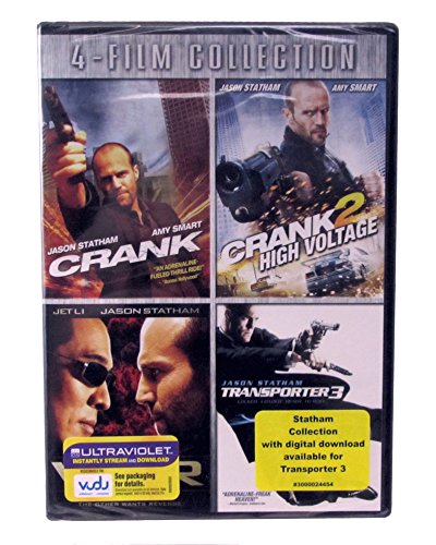 Jason Statham 4 Zbirka filmova: radilica, radilica 2 visoki napon, rat, transporter 3