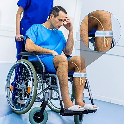 4 PCS Kateter držač urina za odvodnu vrećicu nogu traka za noge Anti Slip Anti Slip Mourning Cateter, držač nogu nogu Elastika