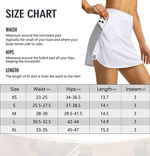 Teniska suknja za žene s džepovima s patentnim zatvaračem Ženske atletske golf suknje za trčanje po casual