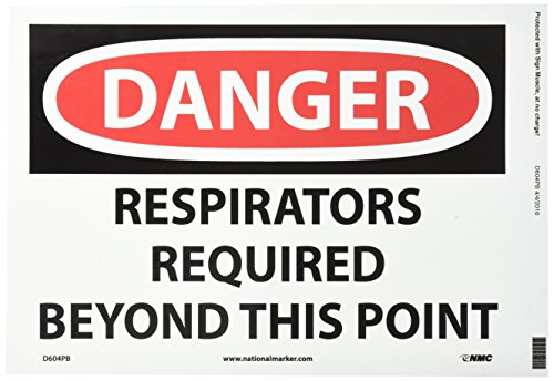 NMC D604PB Opasnost - Respiratori potrebni izvan ove točke - 14 in.