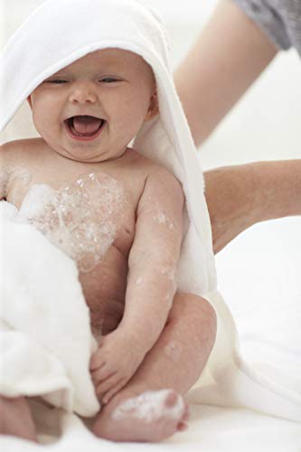 Upravo rođeni dječaci i djevojčice novorođenčet za bebe dijete s dvodijelnim ručnikom za kupanje s kapuljačom, bijelo/ružičasto/tan,