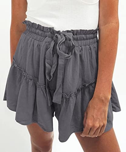 Grforclo kratke hlače za žene povremene ljetne žene visokog struka labave spavanje udobno protočne kratke hlače