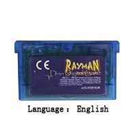 ROMGAME 32 -bitna ručna konzola za video igre Caredge Cartridge Rayman 10. godišnjica engleskog jezika EU verzija Blue Shell