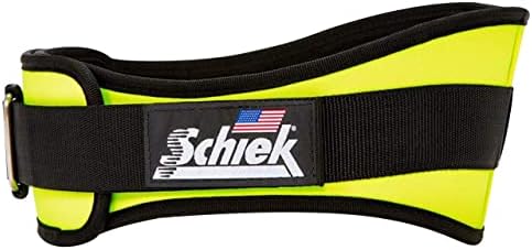 Schiek Sports 2006 Nylon 6 Remen za dizanje utega - Podrška za podizanje snage - Ultra izdržljivo