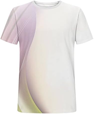 Muškarci 3d digitalni print majica ljetne modne košulje kratkih rukava casual posada majice majice ulice smiješne majice