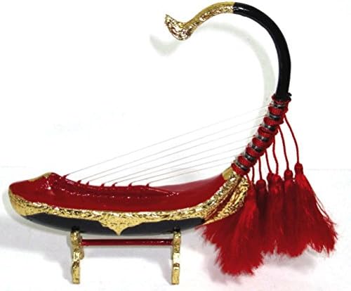 Burmska zlatna harfa Mjanmara U rukotvorini Pokloni/suveniri glazbeni gudački instrument dobavljač_MimosaFafection