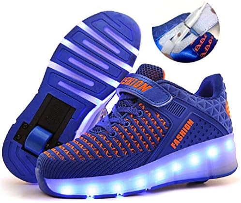 Cipele za koturaljke s klizaljkama s LED osvjetljenjem na kotačima cipele za koturaljke s cipelama za punjenje za djecu Pokloni