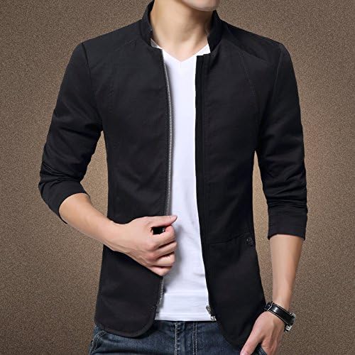 Xueyin muški pamučni lagana tanka jakna od jakne casual wear
