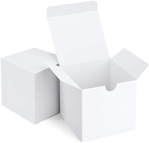 Poklon kutije od 4 do 4 do 4 do 4, 25 pakiranja, smeđa kraft papirna kutija s poklopcima, poklon kutije za djeveruše, rukotvorine,