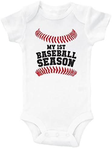 Baffle bejzbol baby onesie/moja prva sezona bejzbola/dječji bodysuit odijelo