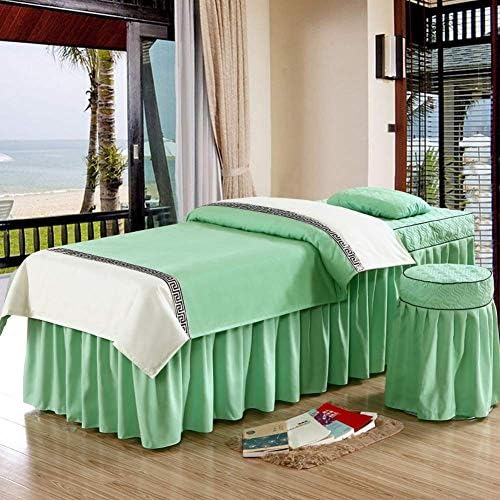 Zhuan masaža stol za stol set za stolni krevet suknja jastučnica stolica poklopac za masažne krevete, spa pokrivači s licem