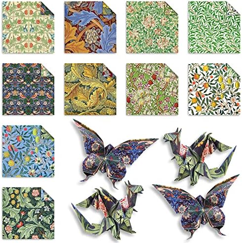 Origami papir 6.66 dvostrani 50 listova 10 boja Set za origami Japanski četvrtasti Setovi za obrt Chieh lako se presavijaju