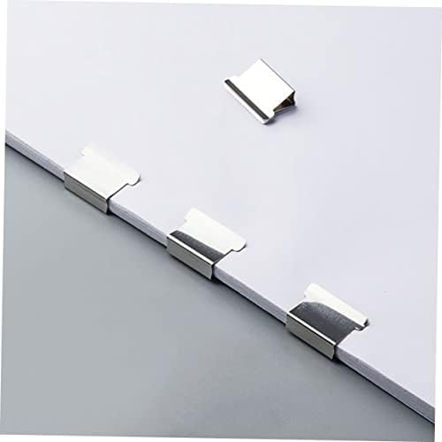 STOBOK rezervna stezaljka za potiskivanje Office Spojler Stipke za punjenje od nehrđajućeg čelika Magnetska papirnata isječka