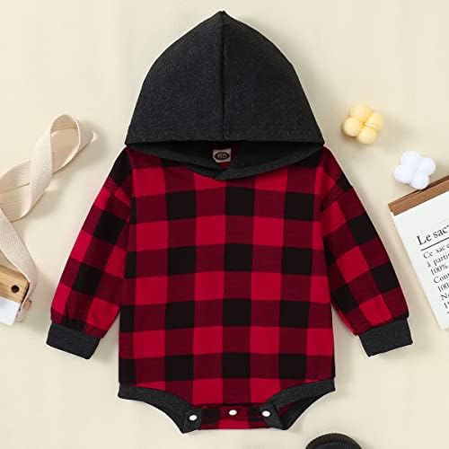 Dojenčad dječaka djevojčica kabed romper mališana dukserica dugih rukava jesen pulover predimenzionirana odjeća