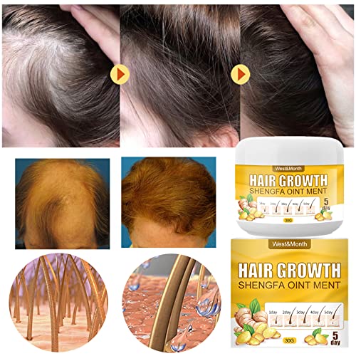 Đumbir šampon za rast kose za zaustavljanje opadanja i ponovnog rasta kose, za deblju i dužu kosu, 30g