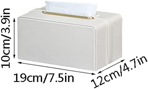 Kutija/držač za tkivo poklopac poklopca za utičnicu pravokutna kožna kožna ordinator za kupatilo za automobil ured za noćni