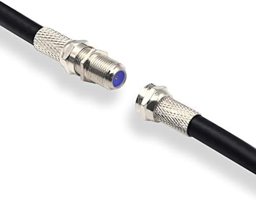 Nikal pozvani f-tipa koaksijalni RG6 priključak 10 paket, adapter za proširenje kabela leenue povezuje dva koaksijalna video