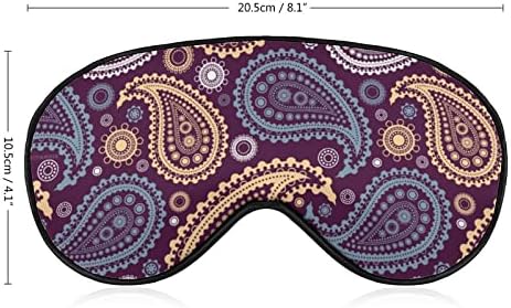 Vintage Paisley mekani poklopac maske za oči Efektivno zasjenjivanje udobnosti zasjenjenja maska ​​za spavanje s elastičnom