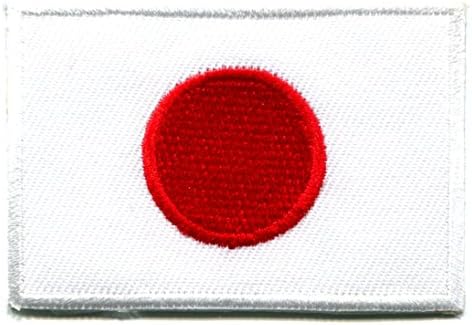 TKPATCH japanska zastava japansko u usponu sunce nippon nisshoki hinomaru 1,13 x 1,75 inča veličina zakrpa za patch malen