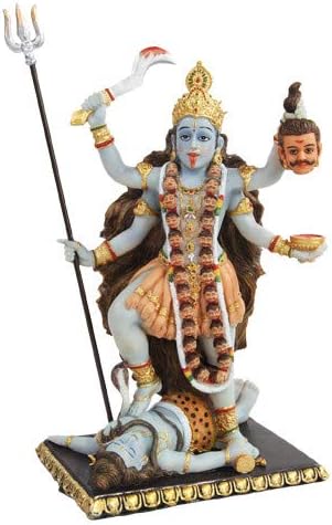 Pacifički darovi PTC 8,75 inčni Kali mitološki indijski hinduistički bog kip Figurica