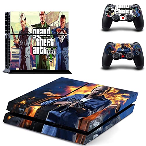 Za PS4 Normal - Game Grand GTA krađa i Auto PS4 ili PS5 naljepnica kože za PlayStation 4 ili 5 konzola i kontrolera naljepnica