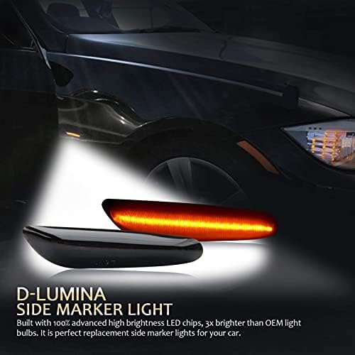 Serijski led bočni parking svjetla pokazivača smjera D-Lumina, kompatibilan s BMW E90 E91 E92 E93 E46 E53 E60 E61 X3 E83